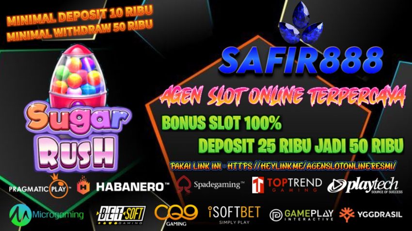SAFIR888- Agen Slot Online Terpercaya