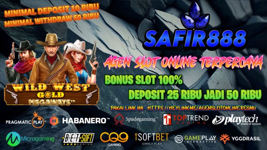 SAFIR888 - Agen Slot Online Terpercaya